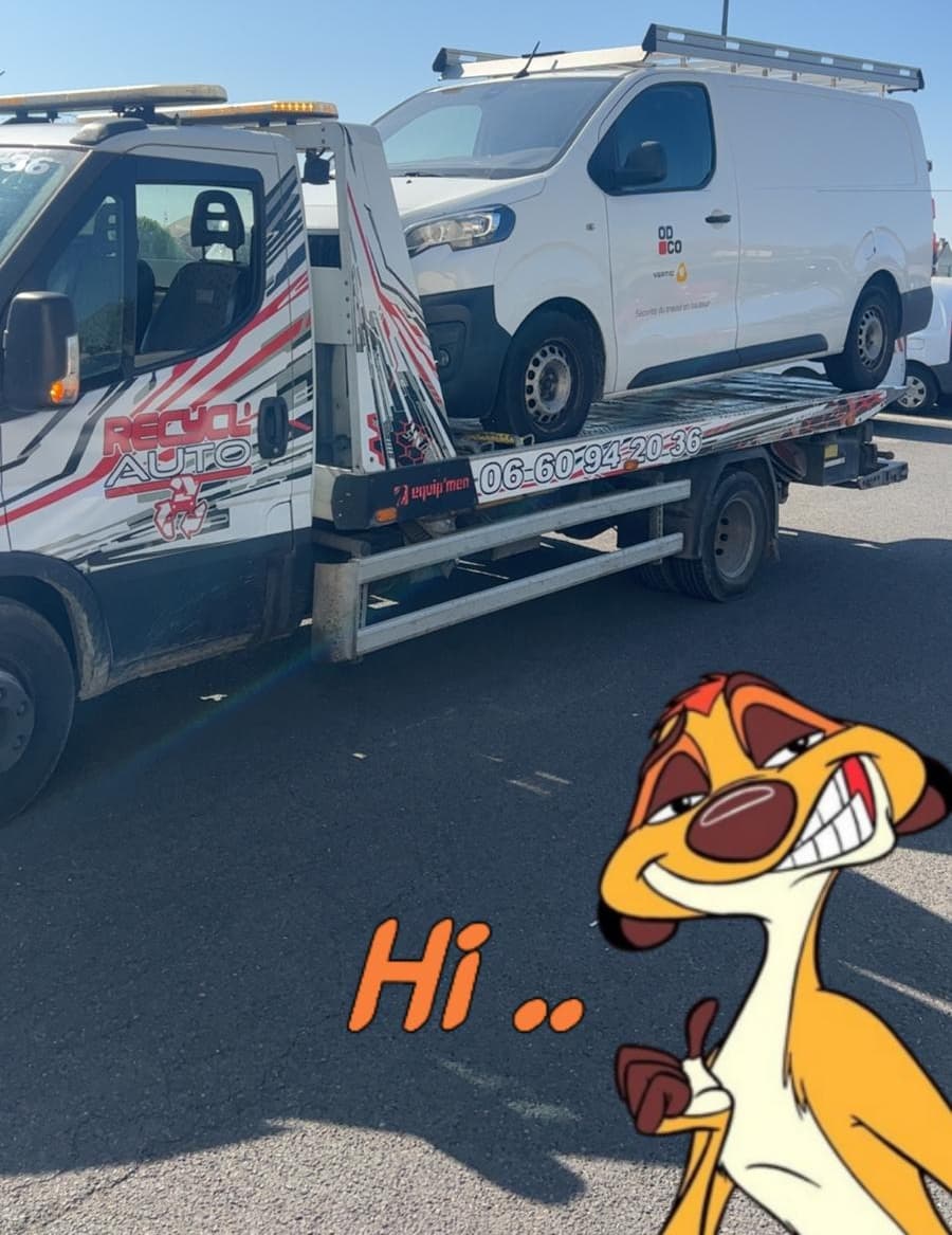 Dépannage : remorquage d’un véhicule sur plateau